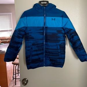 Under Armor Youth Medium Blue Winter Coat